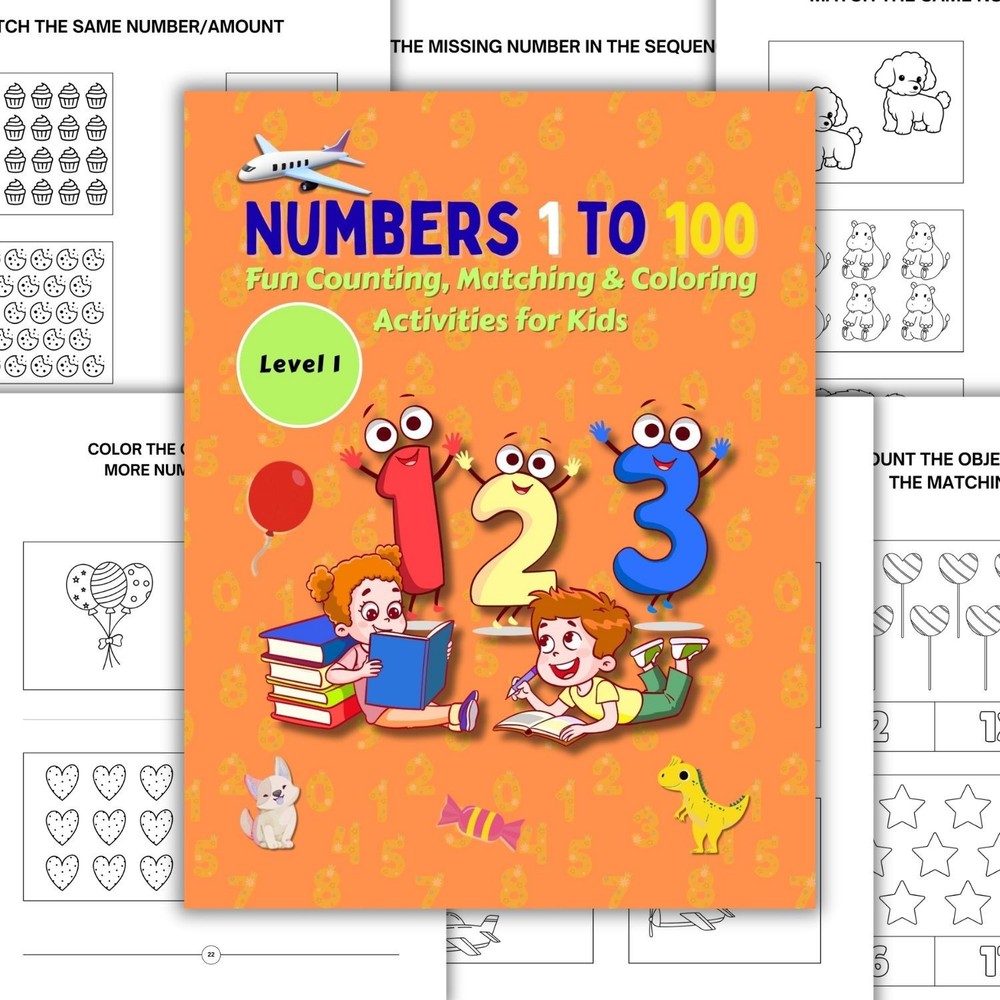 Complete Kids Math Activity Workbook Bundle | Ages 4-9 | Printable Worksheets