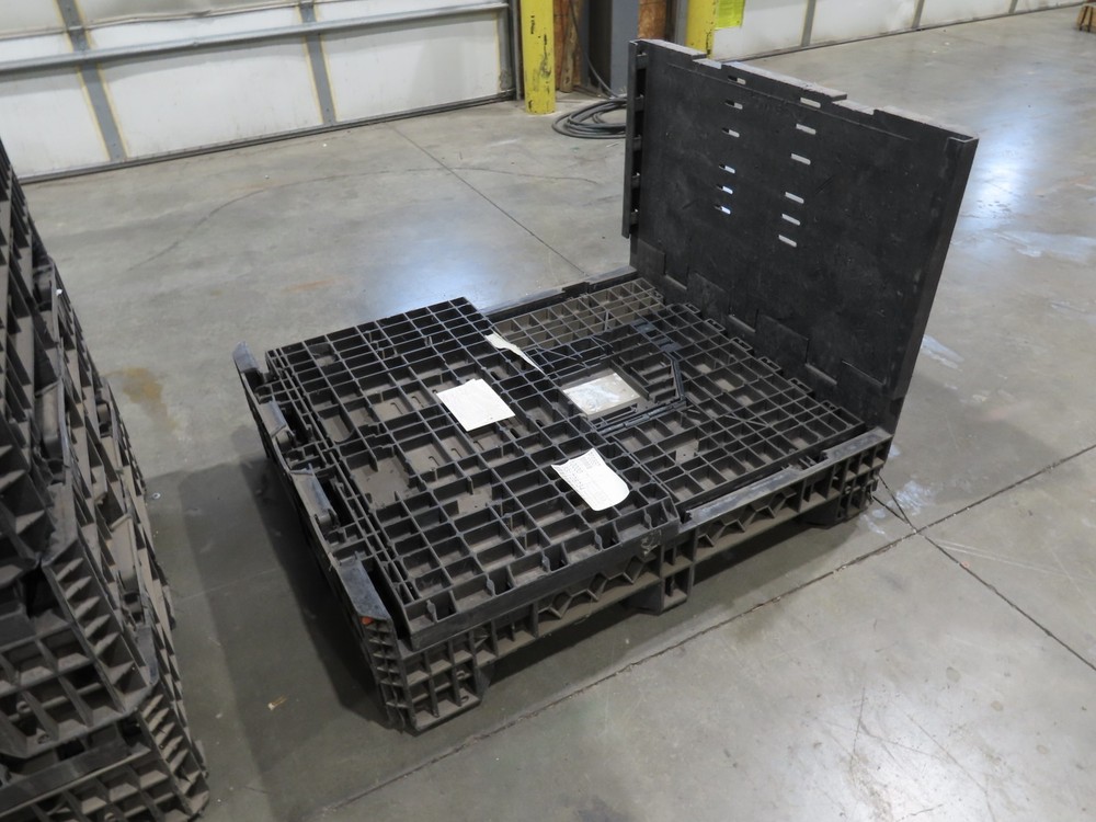 HPJ BulkPak Collapsible Bulk Container Bin 25.5 cu-ft 48 x 40" Stackable Tote