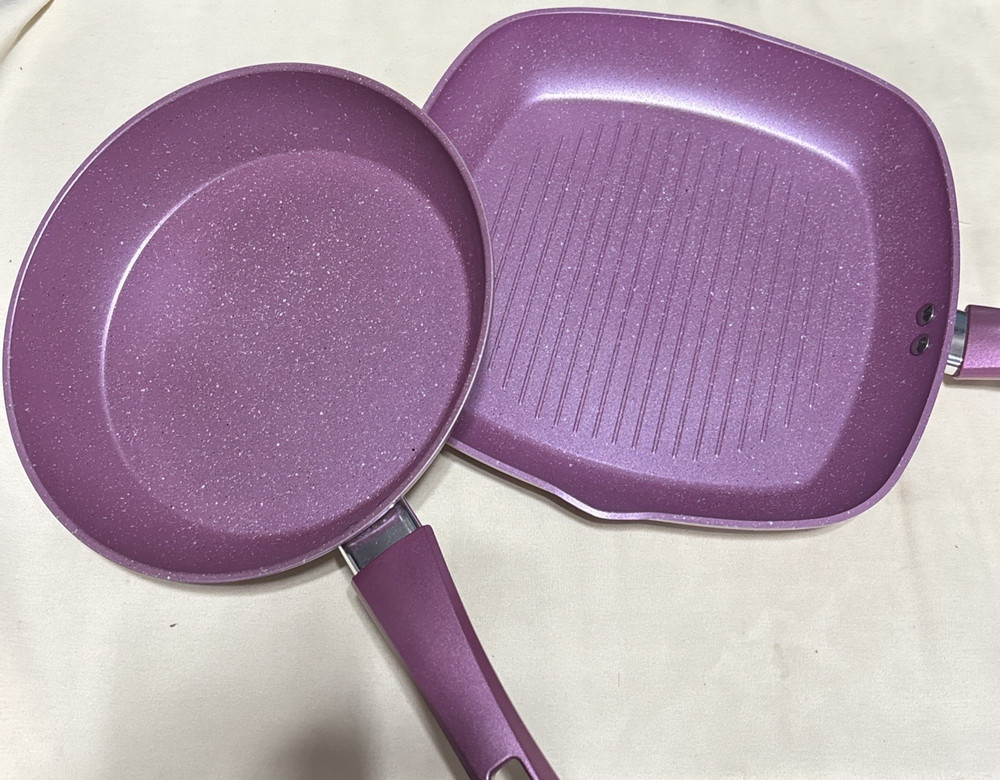 ZOLKA 2PCS GRANIT COATING COOKWARE SET 9" Round - 11" Square