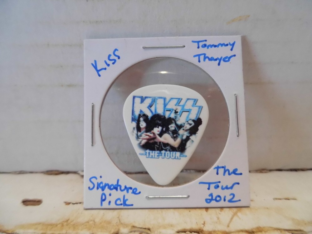 KISS "TOMMY THAYER" 2012 SIGNATURE TOUR GUITAR PICK~READ DESCRIPTION (18~14)