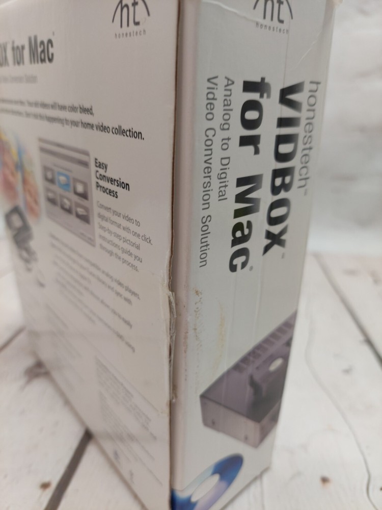 VIDBOX video conversion for Mac - composite and S-Video input Cd, Cable and Key
