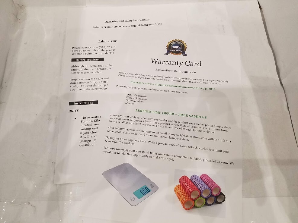 BalanceFrom Digital Body Weight Bathroom Scale with Step-On Technology - Silver