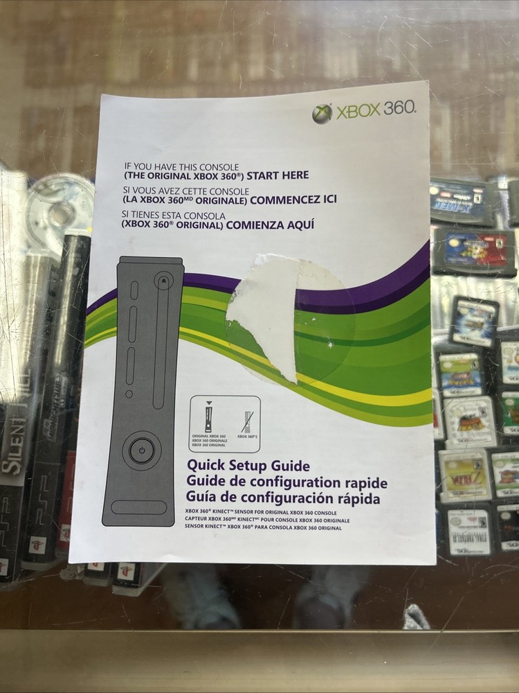 Xbox 360 Quick Setup Guide Manual