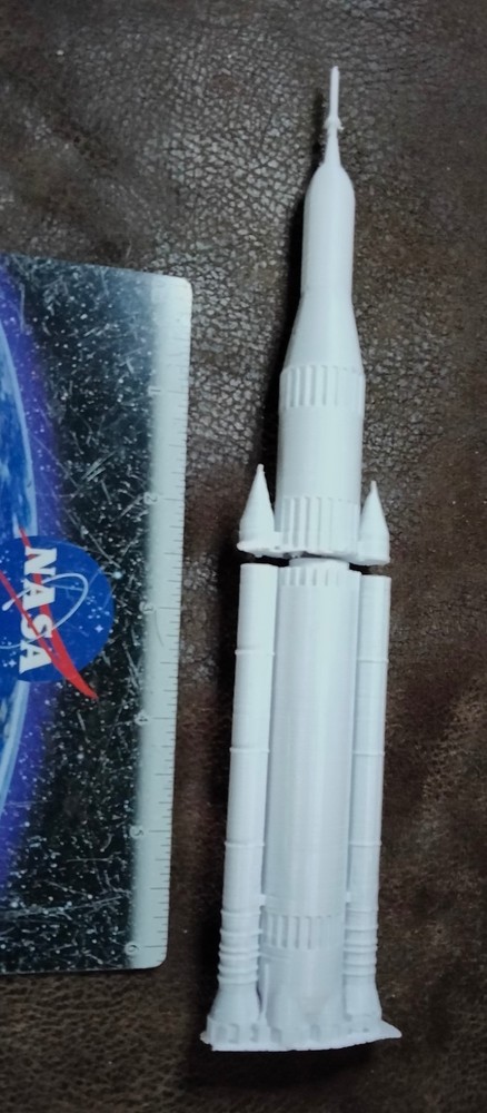 1/350 Custom NASA Space Launch System (SLS) Artemis moon rocket 2 pc model stand