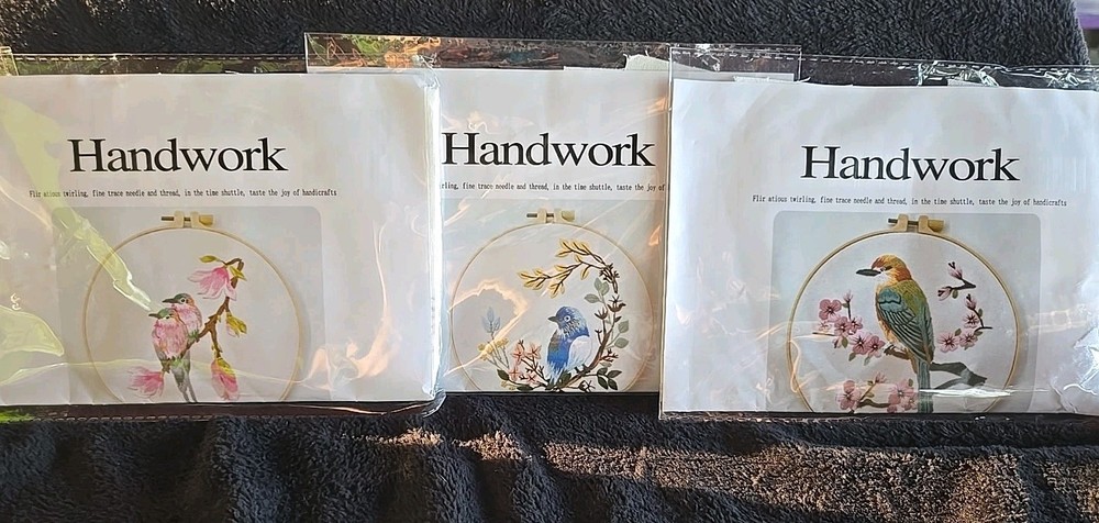 3 Handwork  Needle/ Thread Sets