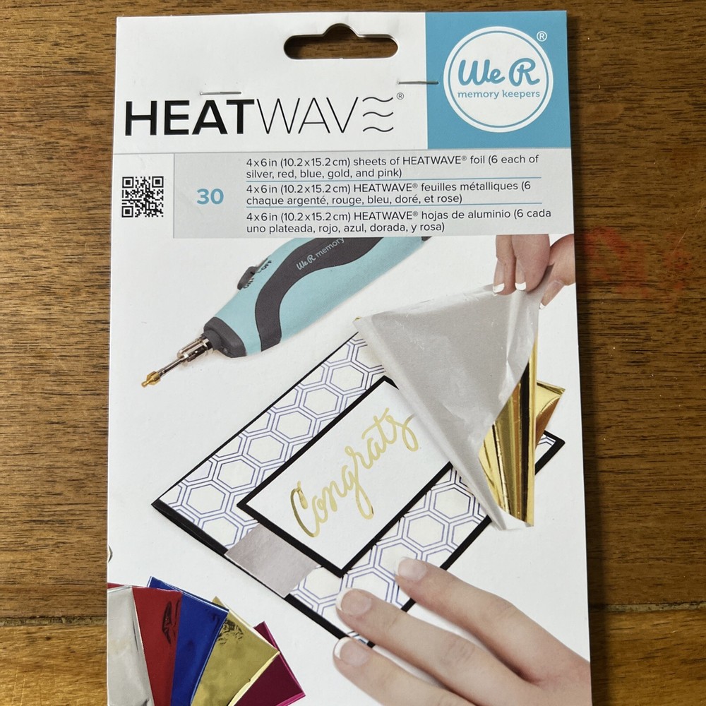 We R Memory Keepers HEATWAVE 4 x 6 in. Foil Sheets - Multicolor - 30 Sheets