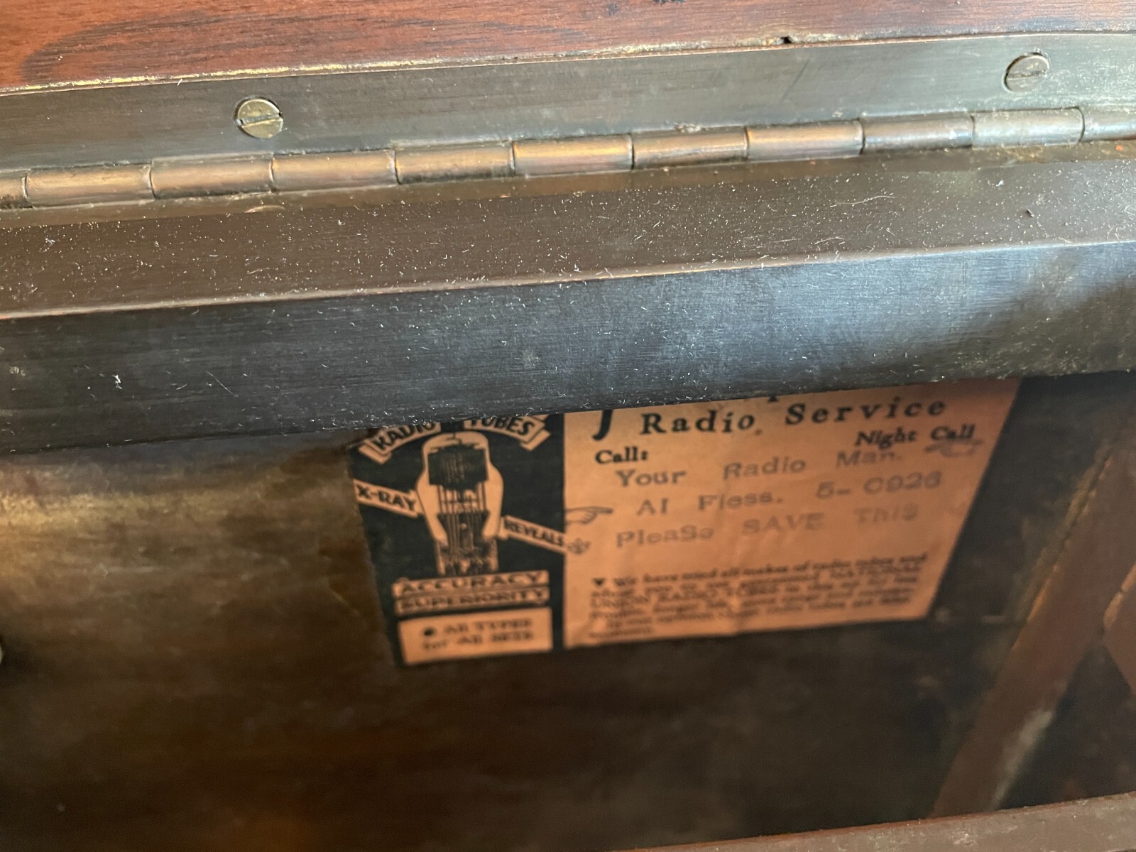 ANTIQUE 1928 RCA RADIOLA 60 Super Heterodyne Complete Tube Radio