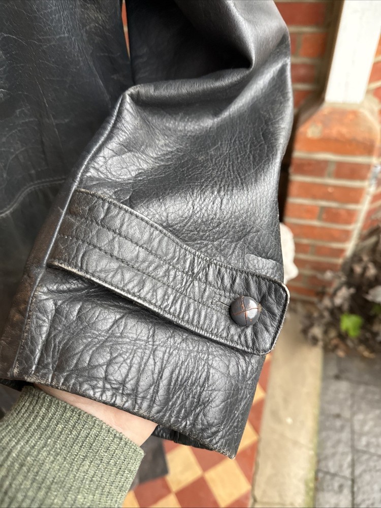 German Leather Greatcoat