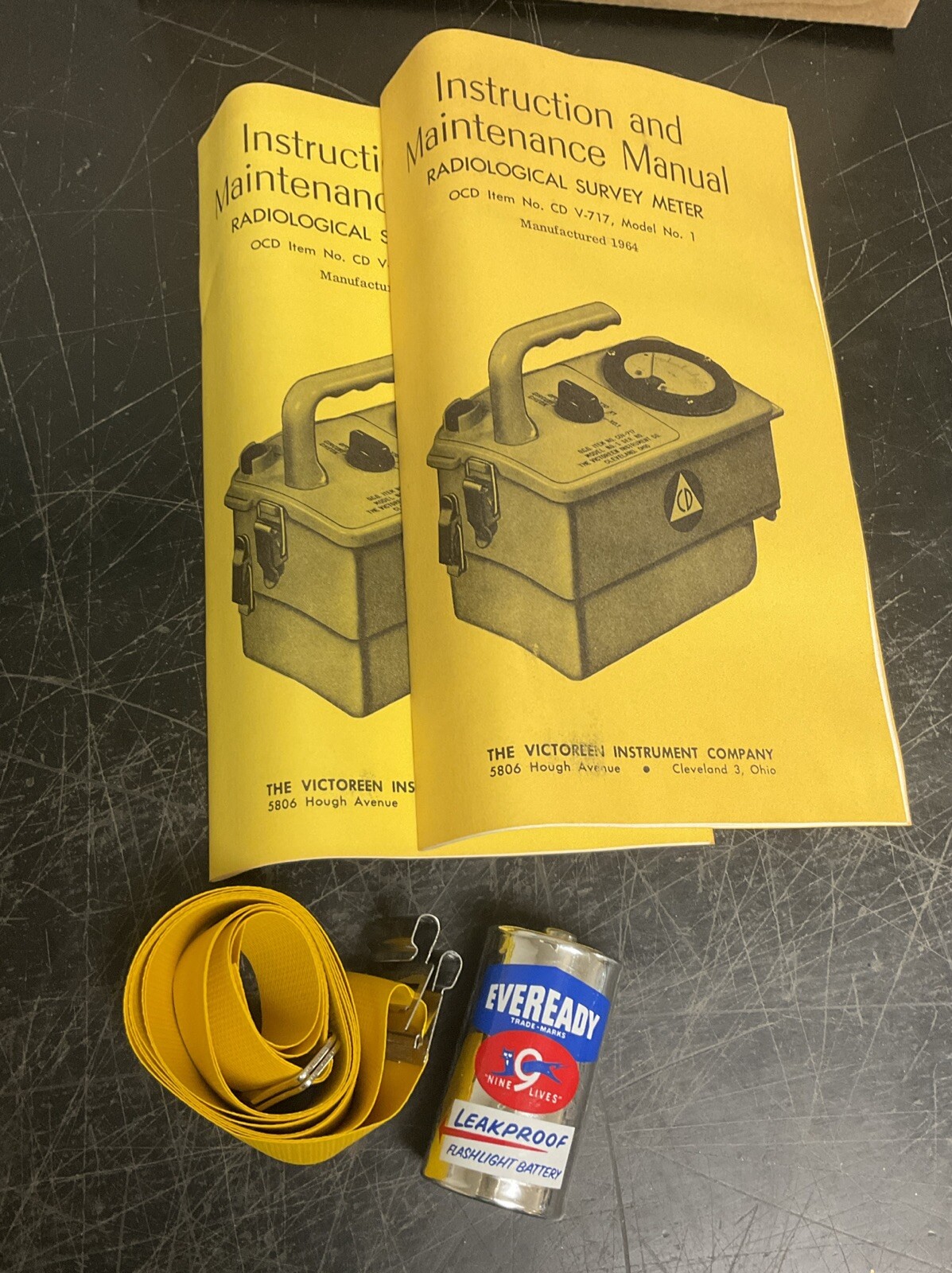 NOS Victoreen Instrument Co CDV-717 Model 1 Radiological Survey Meter CD