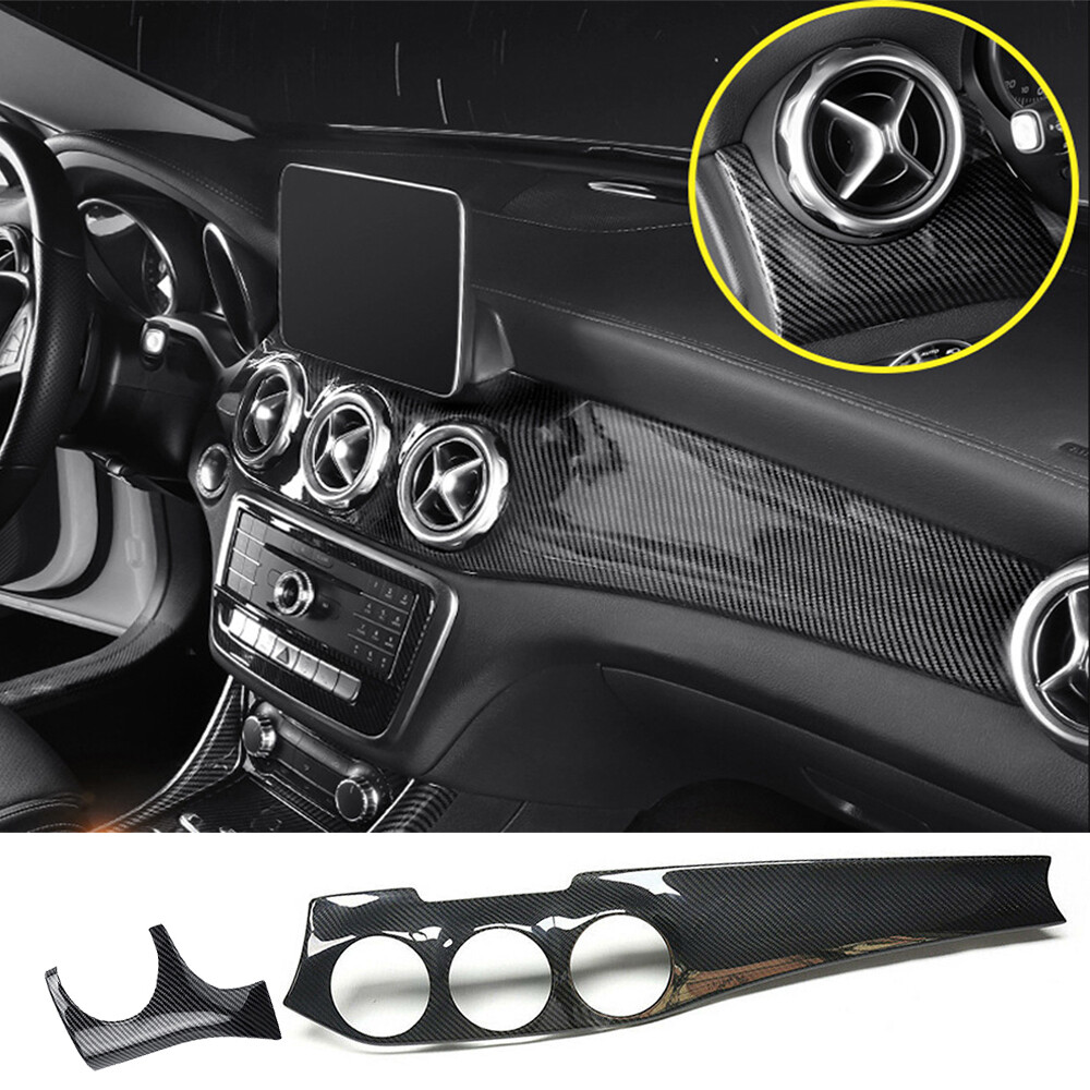 ABS Center Console Dashboard Panel Trim For Benz GLA X156 CLA W117 Class 2013-19