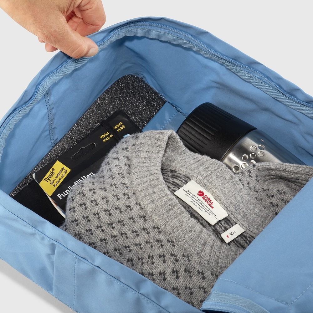 Fjallraven Kanken Classic Backpack Cobalt Blue Rainbow Pattern