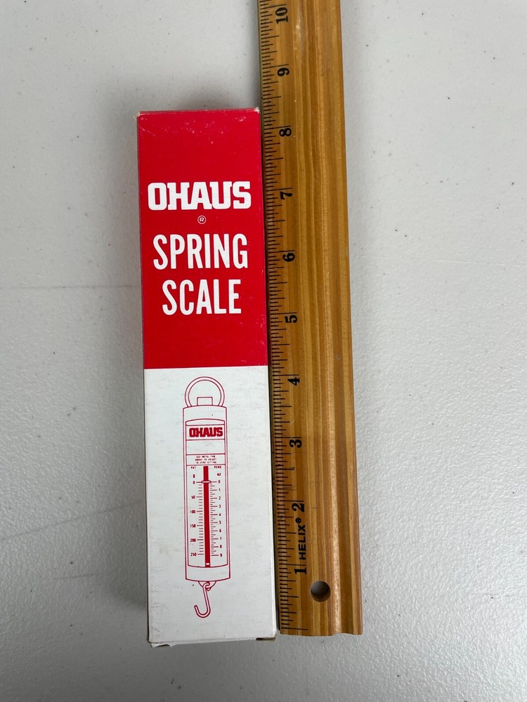 Vintage OHAUS Spring Scale With Box Read Description