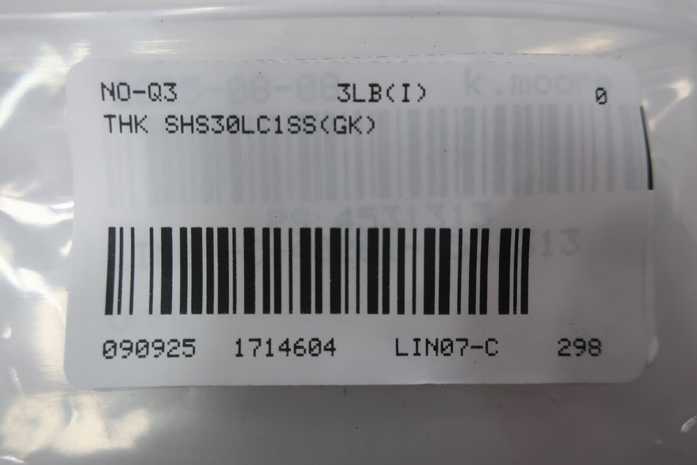 Thk SHS30LC1SS(GK) Linear Guide Block