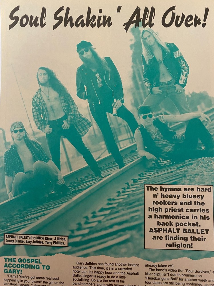 Asphalt Ballet, Full Page Vintage Clipping