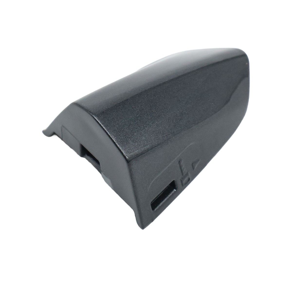 For 2015-2022 Ford Mustang LH Driver Door Handle Key Cap Cover Magnetic Gray