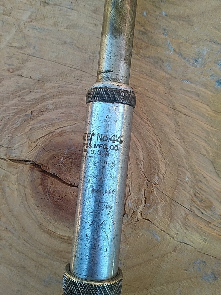 North Bros Yankee No. 44 Adjustable Automatic Push Drill With 7 Bits