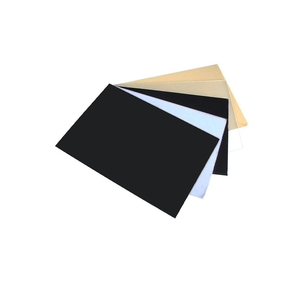 Matte Black Blank Guitar Pickguard Material Scratch DIY Sheet Scratch Plate B...