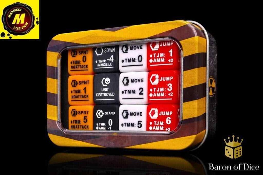 First Strike Movement Dice Set - # BODMOVE02 - Battletech