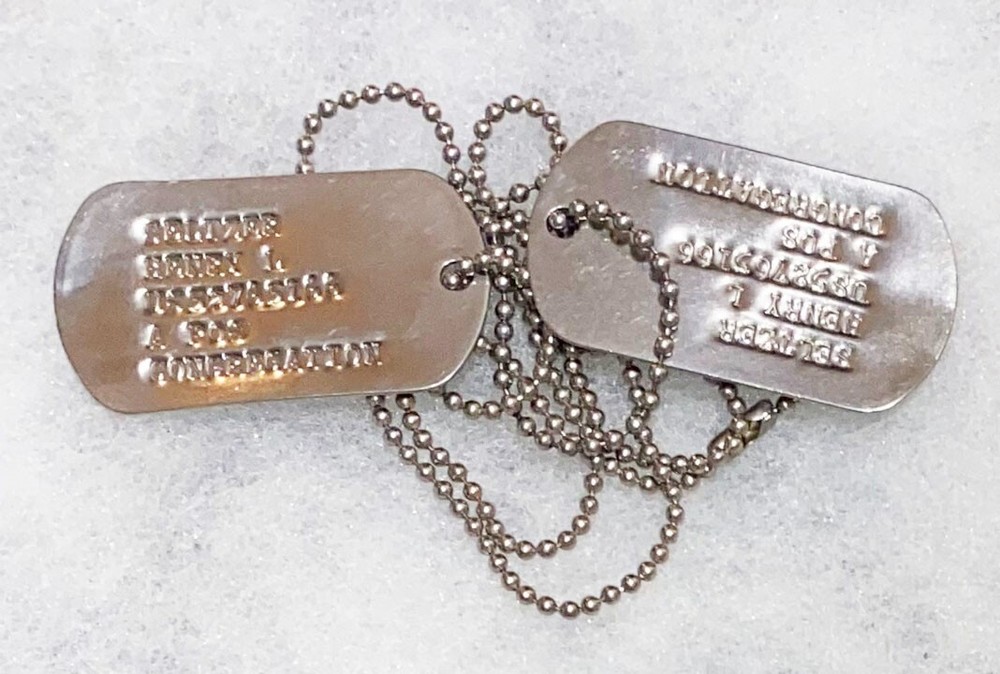 Henry Seltzer Dog Tag Set