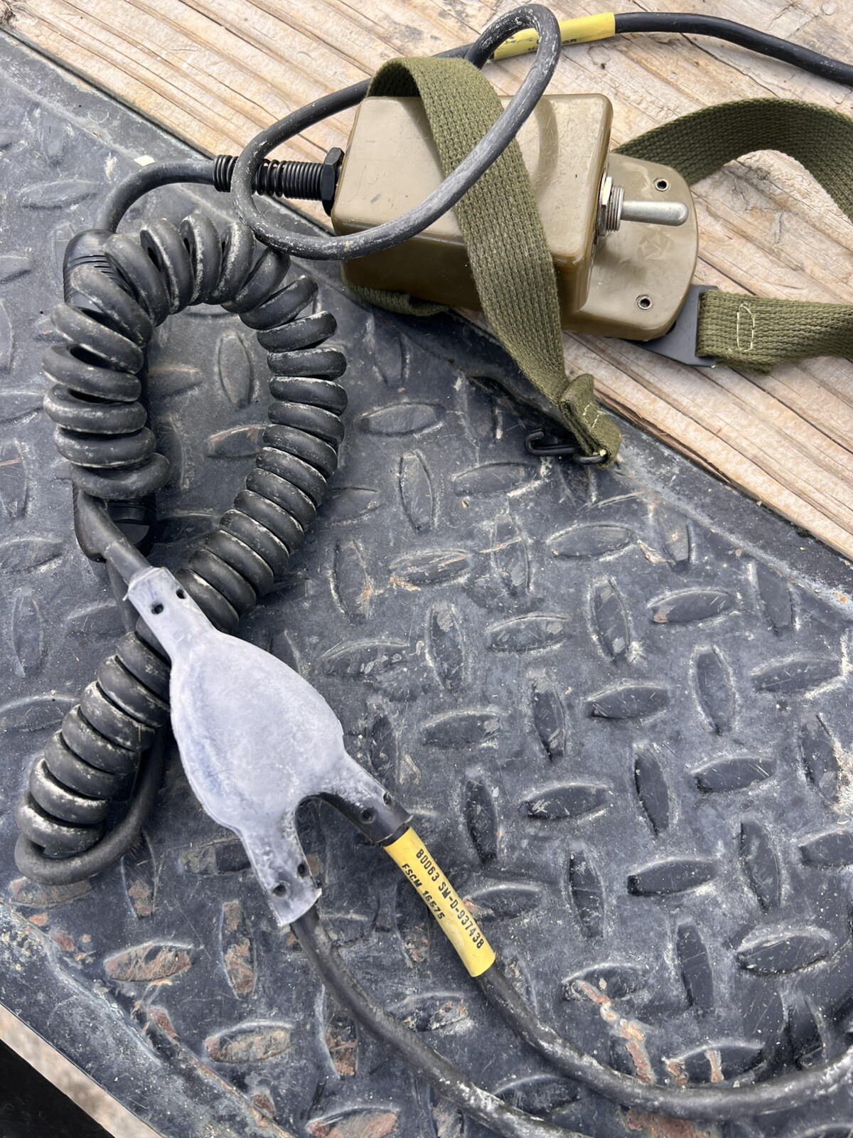 VINTAGE NOS ASTRCOM MILITARY HEADSET H-161F/GR PILOTS GEAR