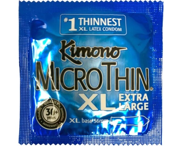 Kimono MicroThin XL - Extra Large - Flare - 12 count