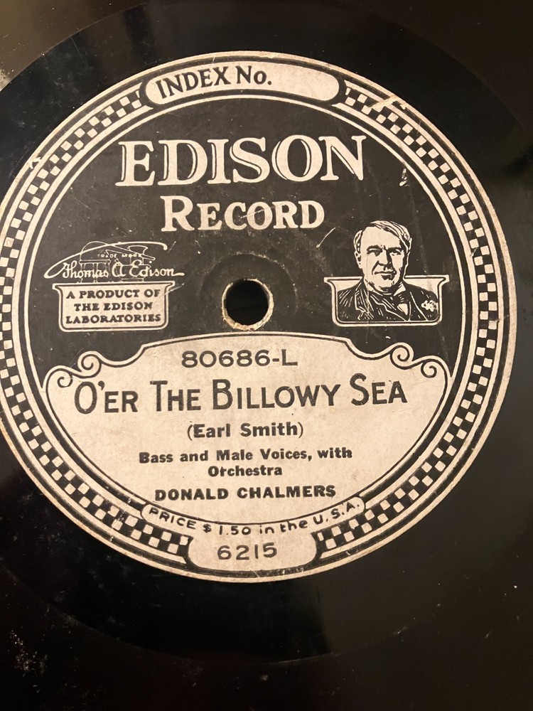 Edison Diamond Disc Record #80686 "Forgotten" Eugene Cowles