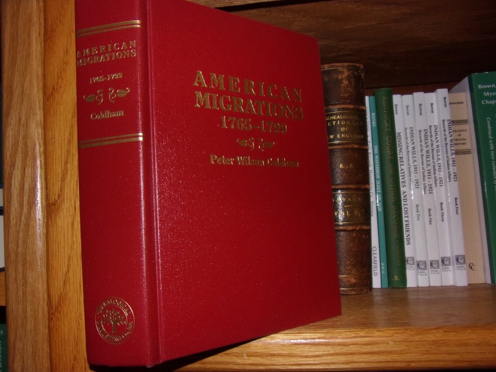 American Migration 1765-1799 Hard Bound