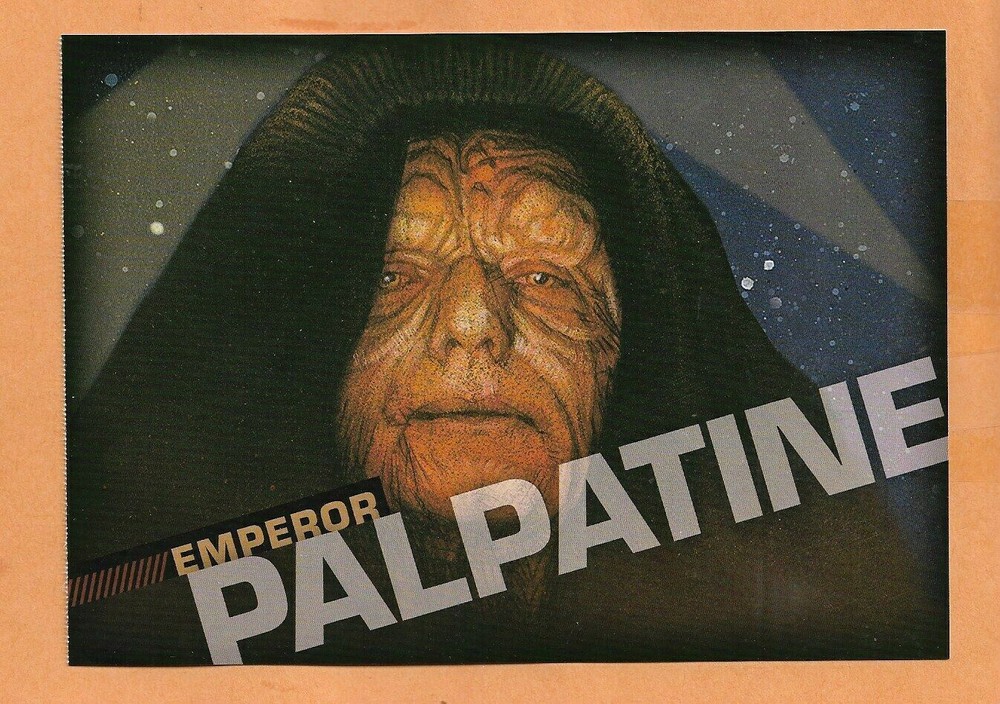 EMPEROR PALPATINE  STAR WARS 26 CENT  POSTCARD 2007