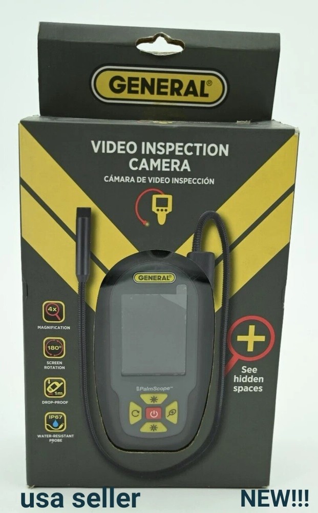 General Tools  PalmScope Compact Borescope Video Inspection Camera PCS55