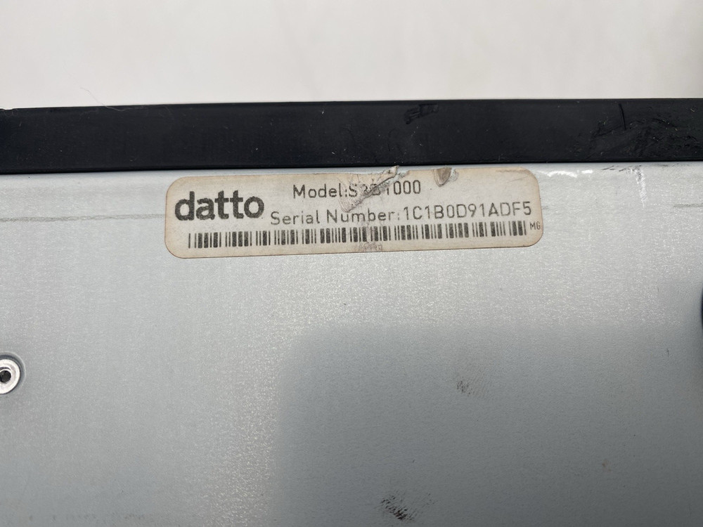 Datto S3B1000 4 Bay 3.5" NAS Storage Diskless