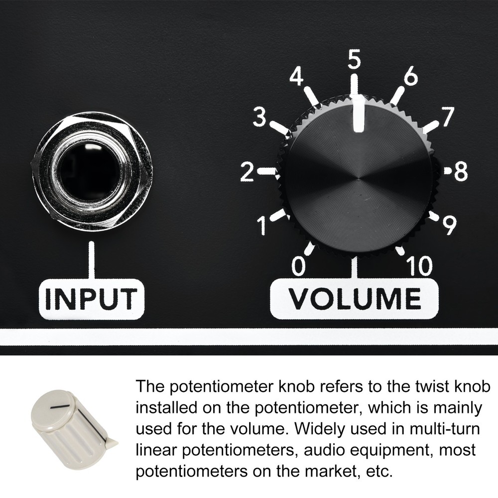 Potentiometer Control Knob Insert Shaft Switch Knobs 4mm/Grey / 4Pcs