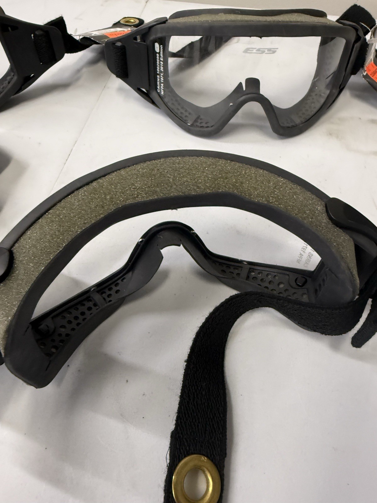 Lot Of 4 - ESS Goggles Fire Pro NFPA 1971 - 2018 Edition - Dusty From Storage