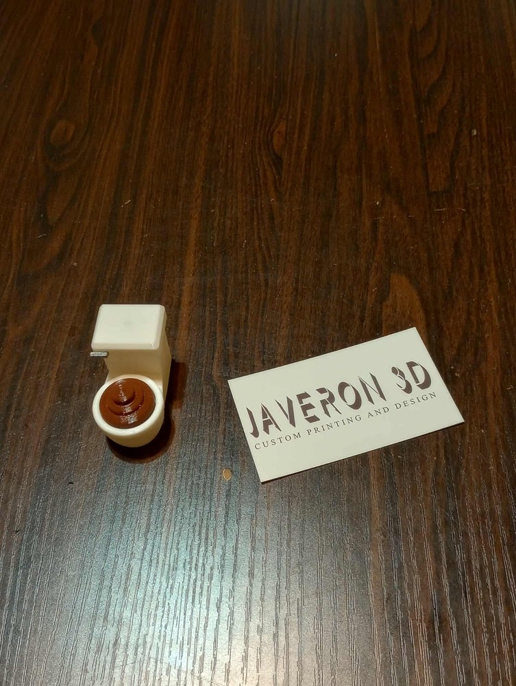 fidget clicker- toilet- single click- Javeron 3d