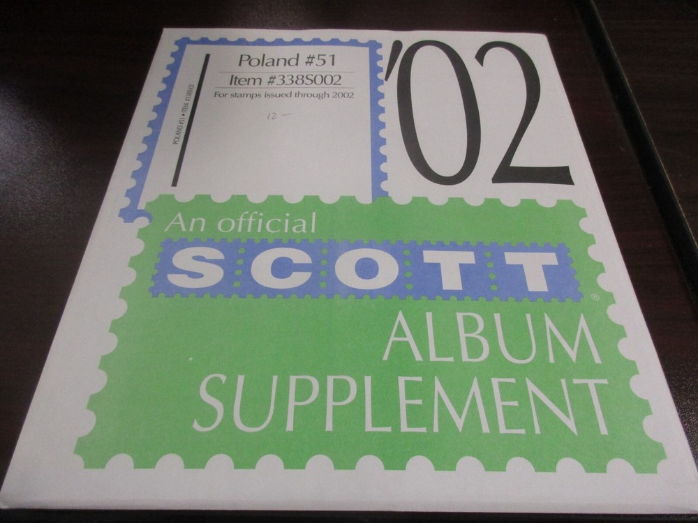 "SCOTT" POLAND #51  2002  ALBUM SUPPLEMENT W/FREE SHIPPING!!!