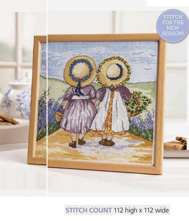 AOY FRAGRANT FIELDS  CROSS STITCH PATTERN  ONLY  EQ - RER