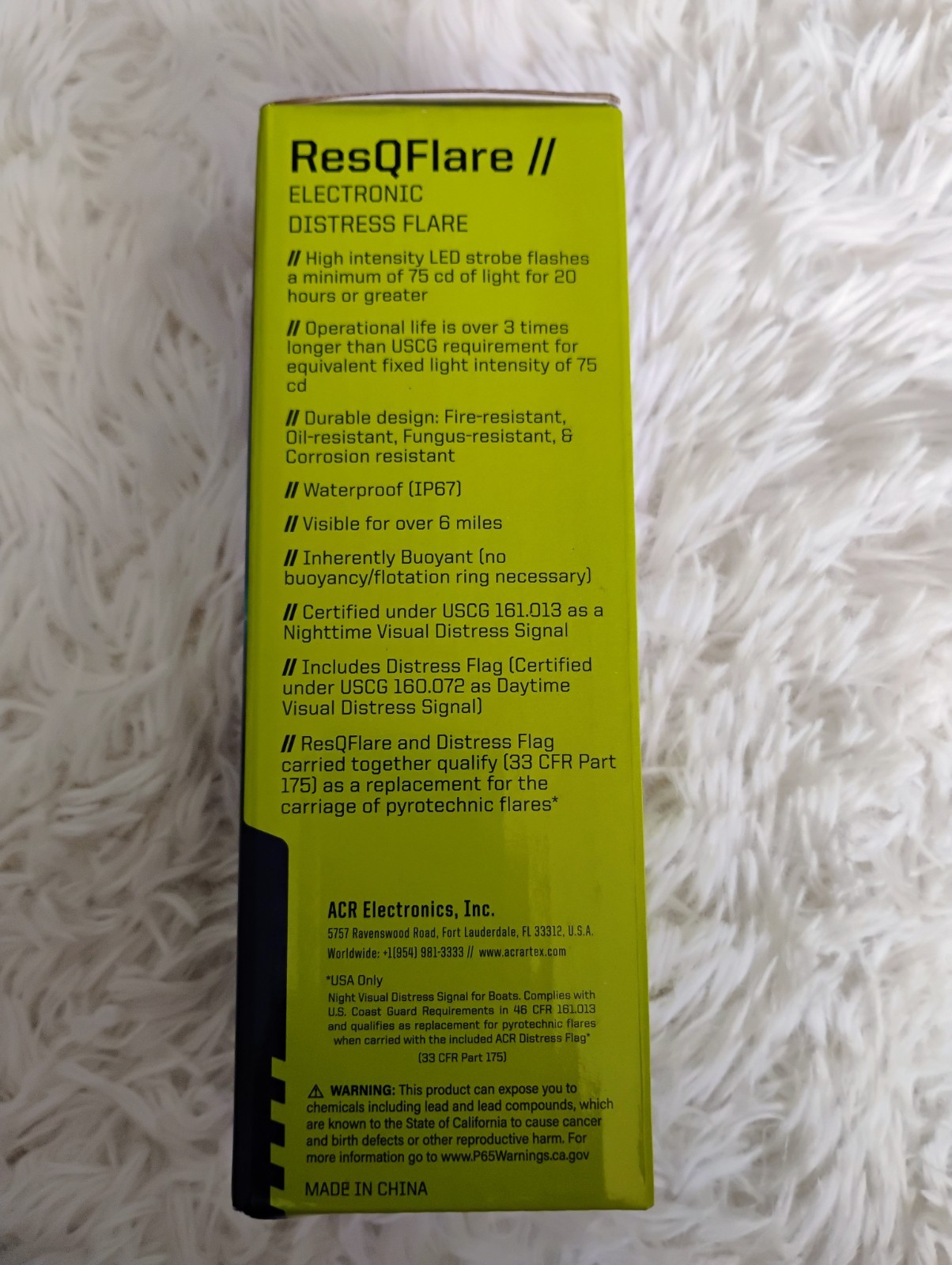 ACR ResQFlare USCG Approved Distress Flare & Flag 3966