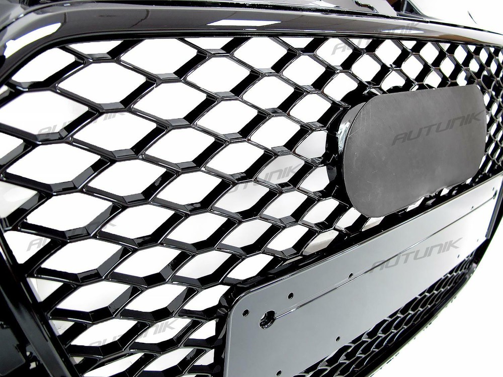 For 2013-2016 Audi A3 S3 Front Grille Honycomb Bumper Grill RS3 Style