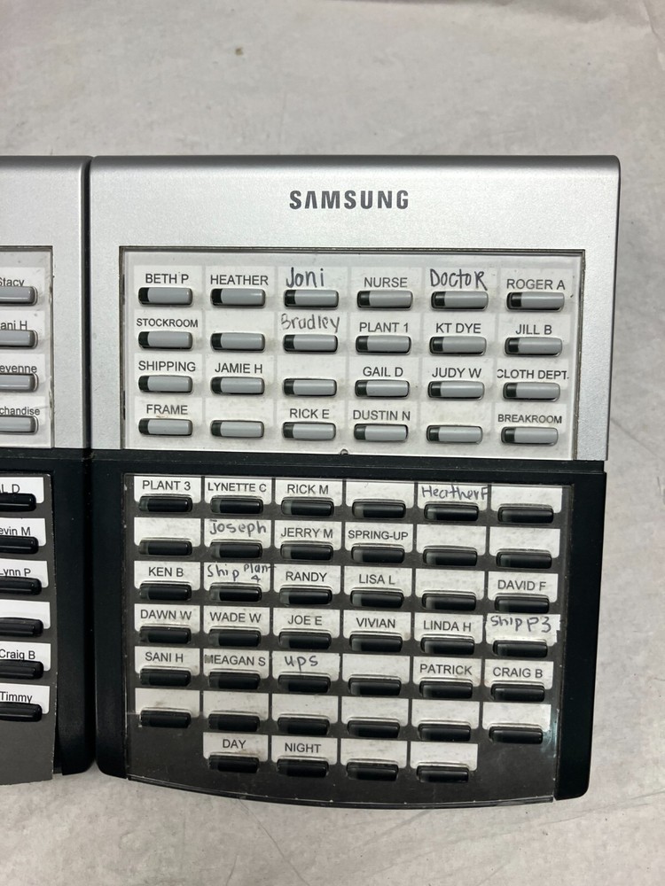 Samsung DS 5064B 64 Button AOM DSS Console QTY 2