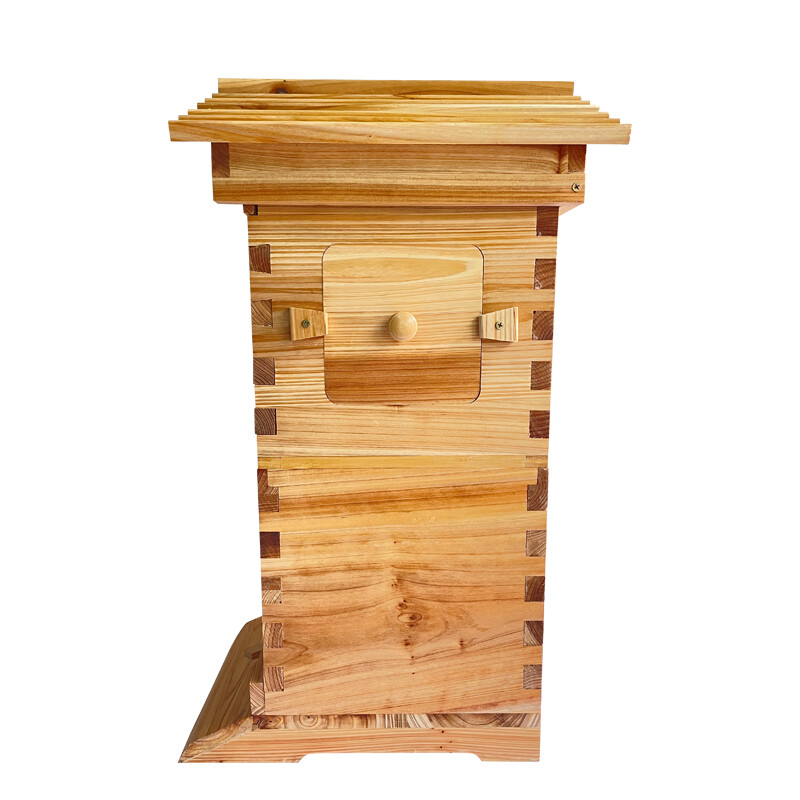 Small Beehive Frames Beeswax Foundation Wooden Auto Run Sheets Box x 10XFrames