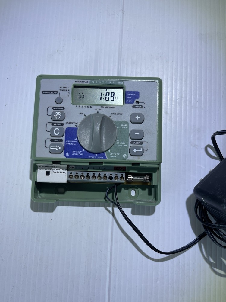 Orbit WaterMaster 6 Station Dual Program Sprinkler Timer Controller 57196