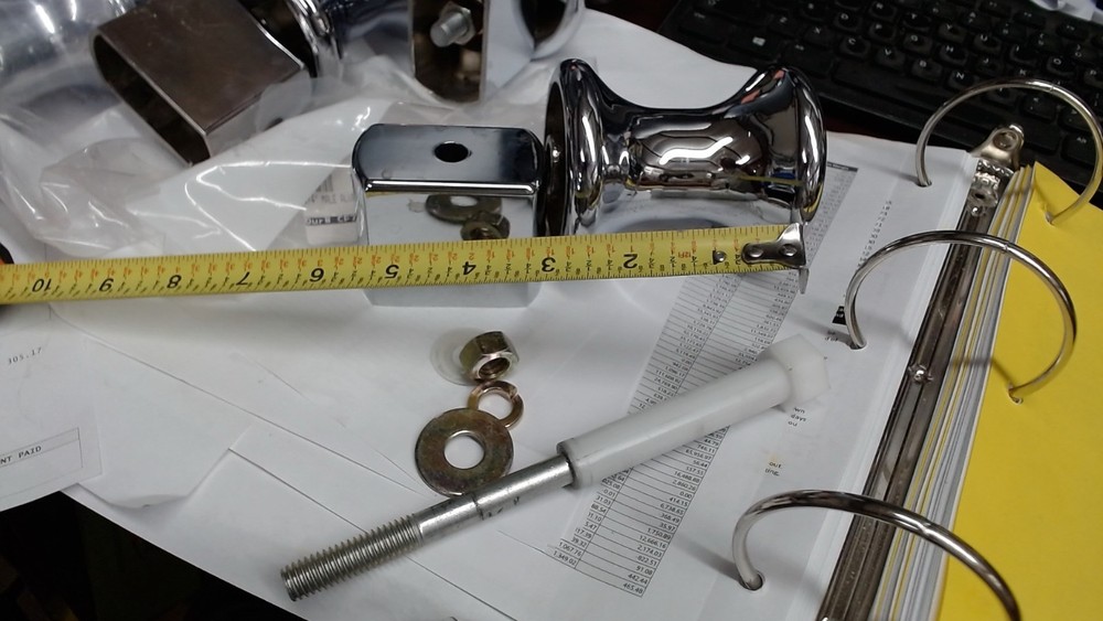 Hose reel rollers complete spool assembly with riser nylon bushed (new)