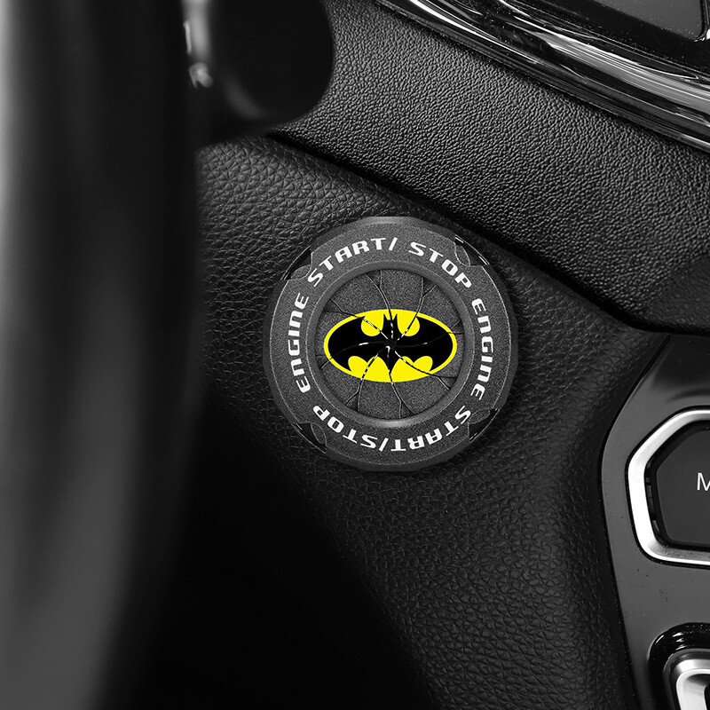 Batman 1992 Car Engine Start Stop Push Button Cover Switch Decorative Trim