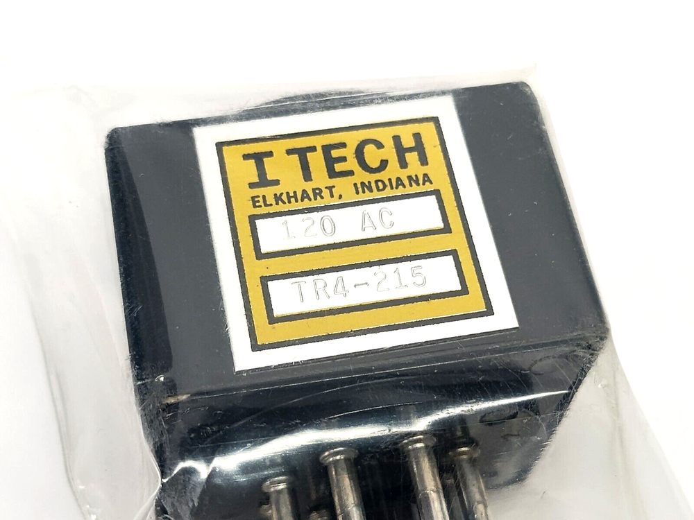 ITECH TR4-215 Time Delay Relay, Increase Adjustment, 120VAC 8-Pin