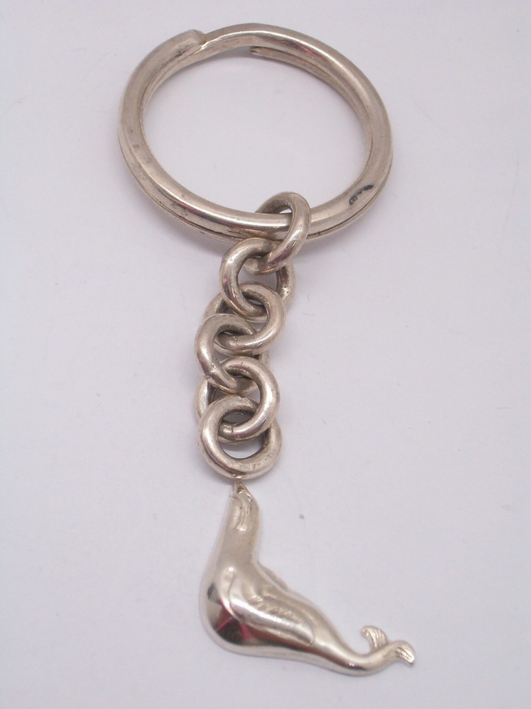 925 Silver SEAL Keychain - Brisè - Pinniped -