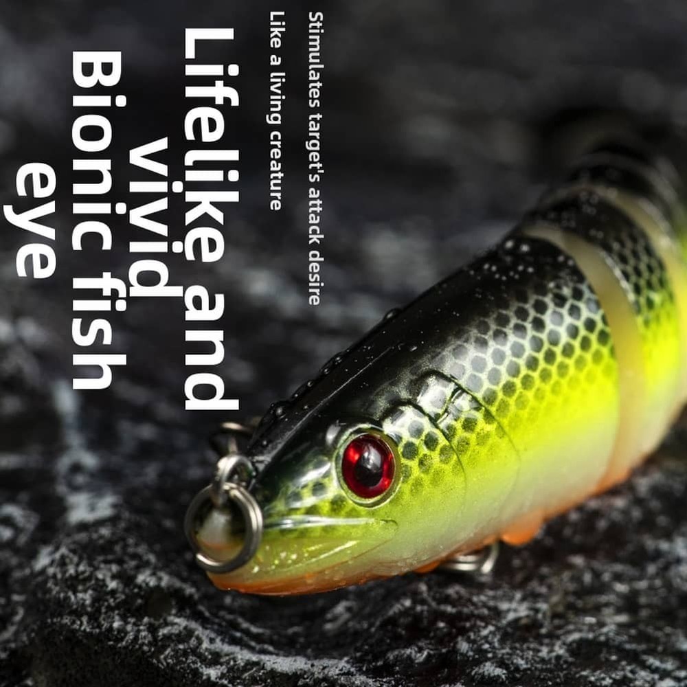 For multi-Segmented Trout Lure with Abrasion Resistant Fabric Construction