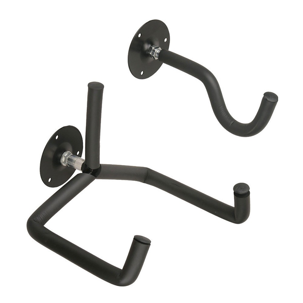 2x Guitar Wall Mount Bracket Horizontal Display Stand Ukulele Wall Mount Hanger