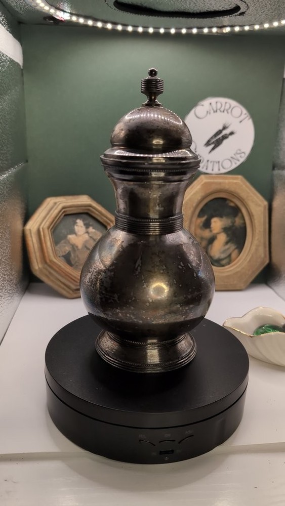 Vintage Silver-Plated Lidded Pitcher