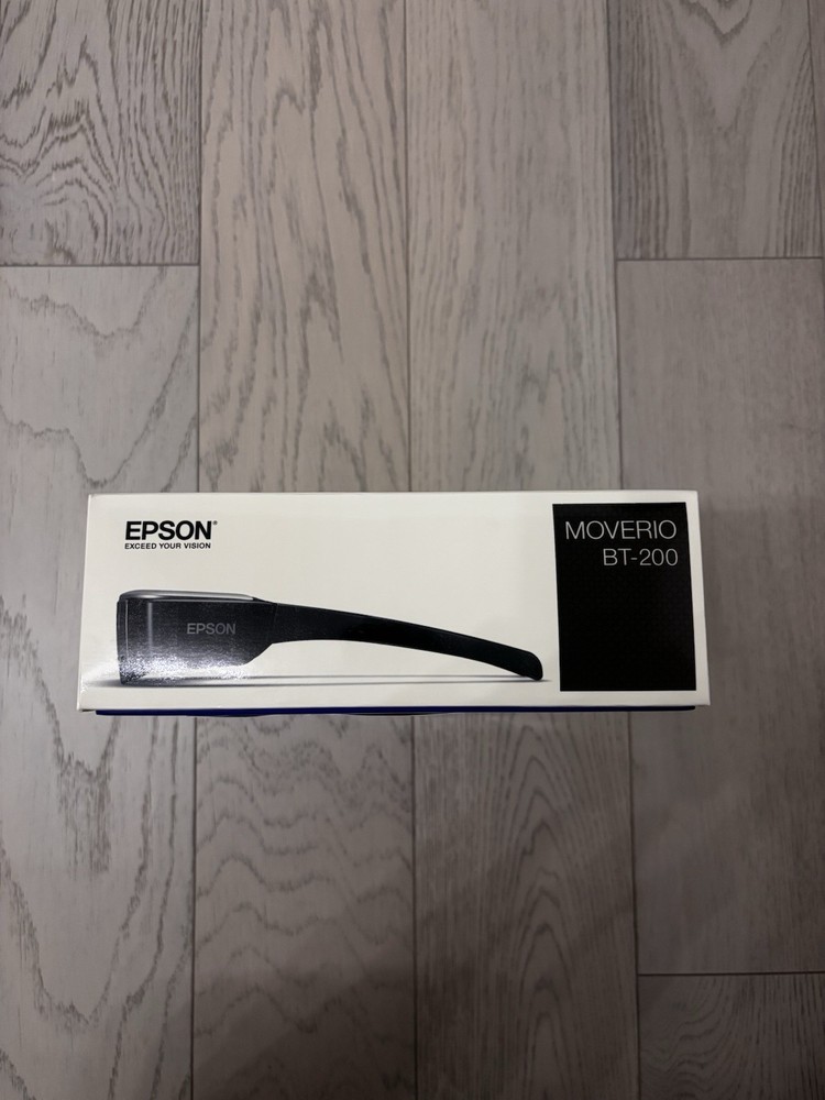 Epson Moverio BT-200 Smart AR Headset Glasses CIB Augmented Reality