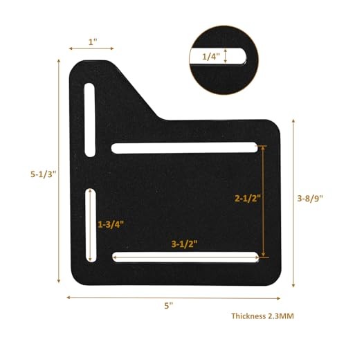2 Pcs Bed Frame Brackets for Headboard, Bed Frame Adapter Connector, Bed