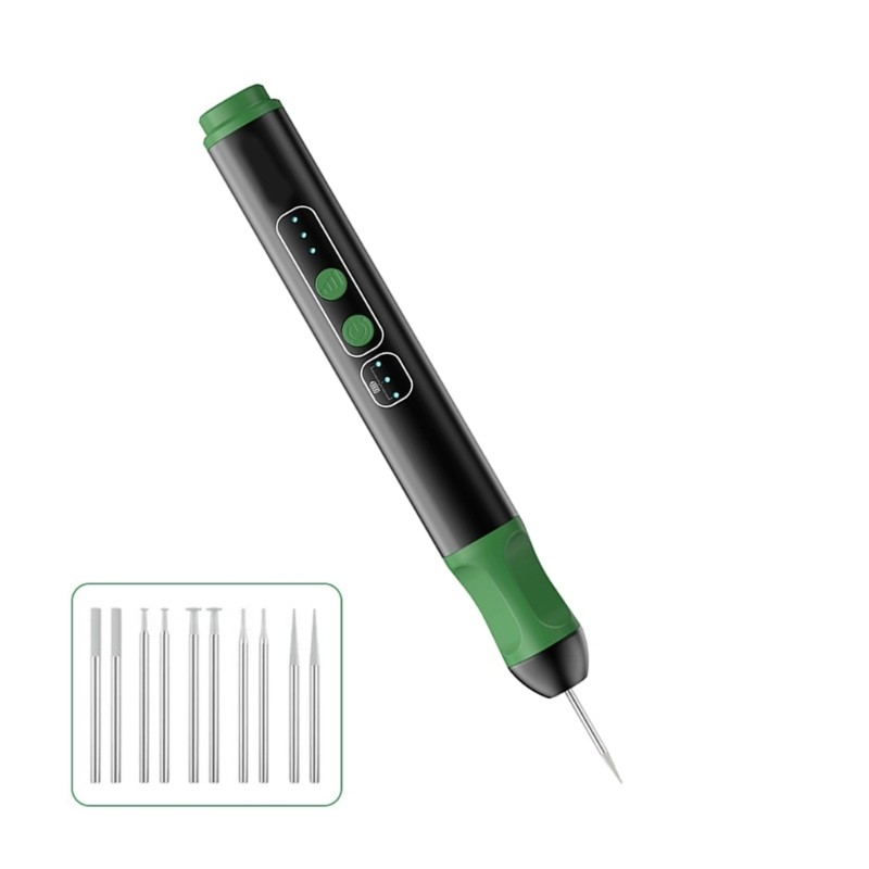 Variable Speed Mini Engraving Pen Low Vibration Design For Delicate Electronics